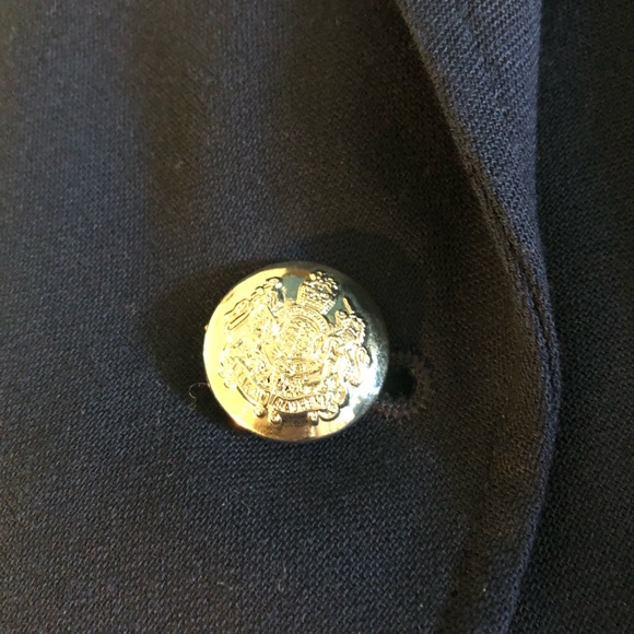 SOLD Ralph Lauren Vintage Navy Ladies’ Blazer - Picture 6 of 8